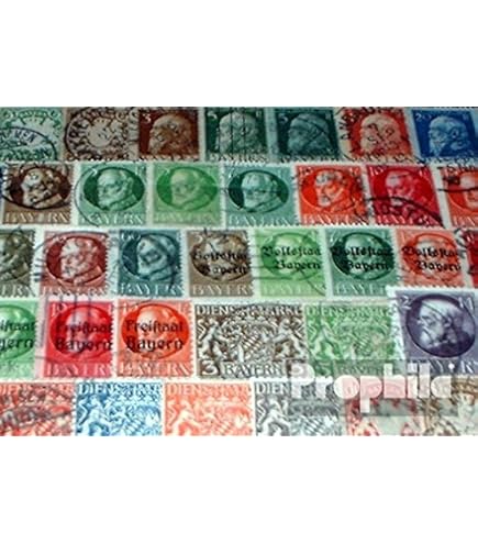 Prophila Collection – 25 Verschiedene Briefmarken Aus Bayern (ohne Deutsches Reich)