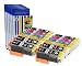 Produktbild 12 XL Druckerpatronen kompatibel fuer 26XL (T2621 T2631 T2632 T2633 T2634) T2636 Multipack für Epson Expression XP-600 605 610 615 700 710 800 810 mit CHIP