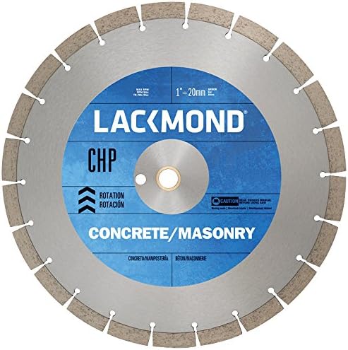 Lackmond SG12CHP20 CHP Series Dry Cut Diamond Blade for Cured Concrete,12-Inch by .125 by 20mm