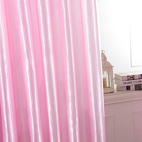 Preisvergleich Produktbild Kasit Gardine Vorhang Blickdicht, Lichtdichtes Vorhänge IVerdunkelungsvorhang Thermovorhang mit Ösen , schwere Ösenschal Verdunkelungsgardine - Pink (rod-pocket blackout)