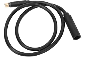 Jadeshay Accessoire de vélo électrique, câble d'extension de Moteur de Roue à 9 Broches pour vélo électrique Femelle à Fil mâle(600mm)