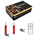 Produktbild SunJas 10 Set Warmweiss LED Kerzen, kabellos Funk Fernbedienung Weihnachtsbaumkerzen, Christbaumsdeko, Weihnachtsbaumbeleuchtung, Lichterkette, Weihnachtsbeleuchtung, Baumkerzen, Adventskerzen, Weihnachtsdekoration, 3 verscheidene Lichtmodifikationen, für Weihnachten, ChristmasParty, Hochzeit, Geburtstag