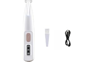 ‎MEIION dr pfoten PawTrim Pro - SchmerzfreiePfotenpflege in Sekundenschnelle Silent Dog Clipper Wiederaufladbare Hundeschermaschine mit LED-Licht und wasserdichtem Design