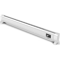 MYLEK Electric Skirting Board Convector Heater 1KW, Low Level Profile,  Thermostat, Digital Timer for Home/Conservatory - Slimline Baseboard  Radiator with Anti Frost, Remote Control : Amazon.co.uk: DIY u0026 Tools