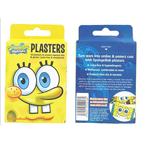 VeKa Classic Collection Spongebob Plasters pack of 18