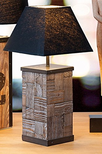 Preisvergleich Produktbild LampeLAMPE M FUSS 26X55CM HOLZ 73903