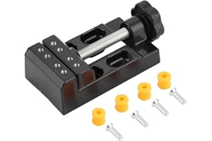 TAIDDA Étau de passe-temps, mini étau léger Tableau de passe-temps Artisanat Bijoux Pince Vice outil de réparation pour Garage Atelier de travail passe-temps Petites réparations