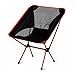 Produktbild Kompakter Klappstuhl mit Tragetasche – Leichter, faltbarer Camping-Stuhl, hält bis zu99 kg, für Camping, Picknick, Angeln, Wandern, Reisen, usw., rot