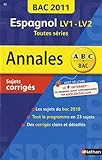 Image de Espagnol LV1-LV2 Toutes séries : Sujets corrigés