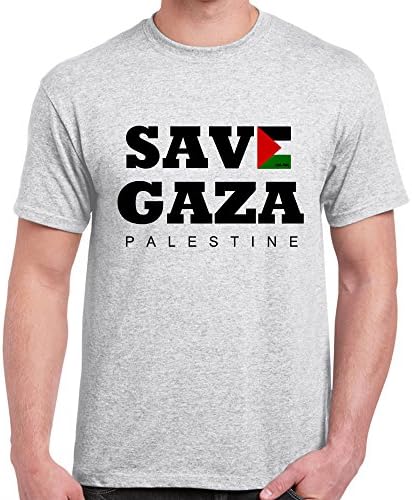 Starlite Mens Novelty tshirts-Free Palestine-Save Gaza tshirt-Novelty gifts