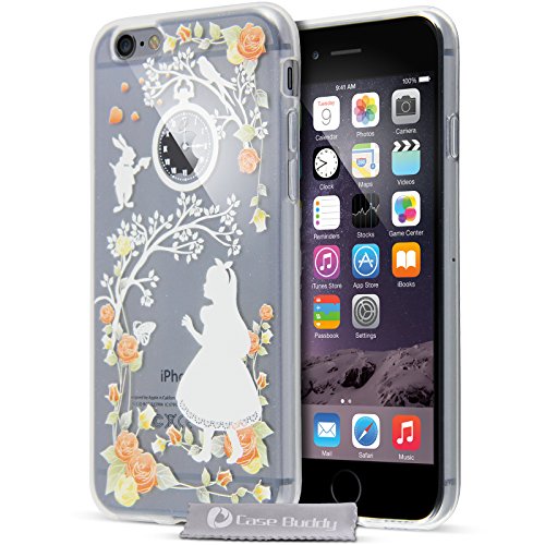 iPhone 6S Case, Clear Transparent Princess Case and Screen Protector for iPhone 6S/6 [4.7] [White Alice] Case Buddy â„¢