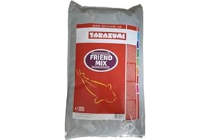 MANGIME PER CARPE KOI PESCI ROSSI PESCI DA LAGHETTO TAKAZUMI FRIEND MIX 6MM 10KG