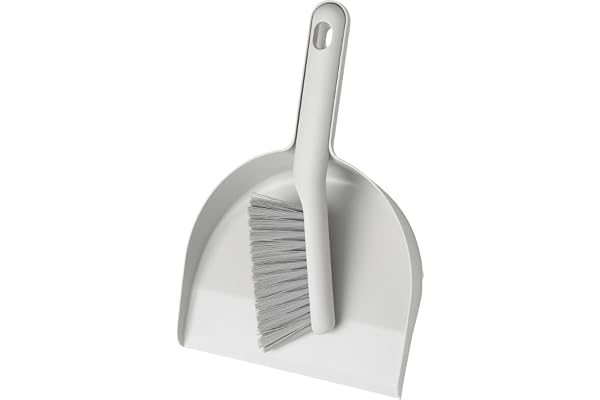 IKEA Dust pan and Brush (Grey)