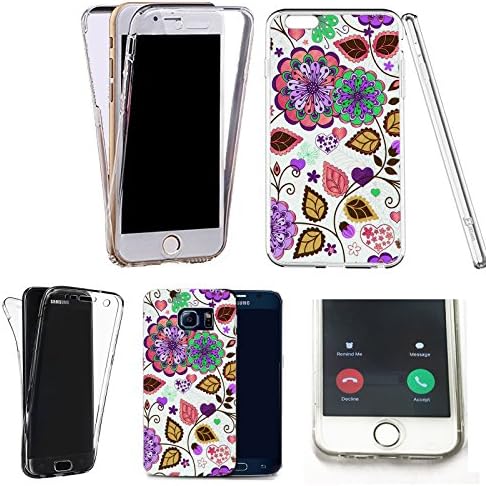 360° silicone gel full body Case Cover for apple iphone 6 plus &amp; 6s plus pink babydoll