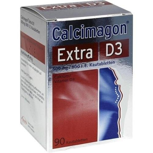 Preisvergleich Produktbild CALCIMAGON Extra D3 Kautabletten 90 St