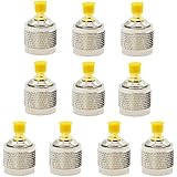 HSeaMall N Typ Stecker auf Sma-buchse RF Koaxial Adapter Konverter Stecker 10 STÜCKE (N type male plug to SMA female 10 Pack)