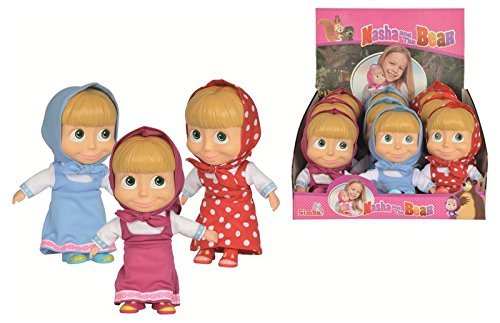 Preisvergleich Produktbild Masha Weichkörperpuppe, 23cm, 3-sort.