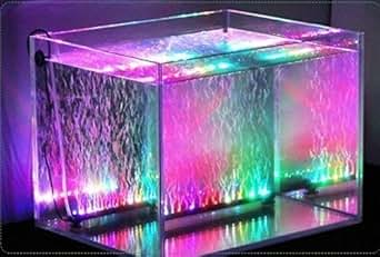 Luce A Bolle Per Acquario Sommergibile, Luce A Bolle D'aria Che Cambia Colore Automaticamente Illuminazione Decorativa A 6 Led Con Luce Colorata A Bolle Daria 55 Cm 12 W 86976542