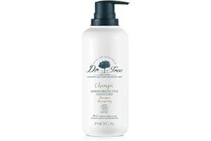 Dr. Tree | Champú Dermoprotector Cueros Cabelludos Sensibles | Limpieza, Brillo y Fuerza | Refuerza el Microbioma | 99% Ingredientes Naturales | 400ml