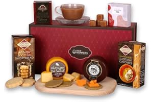Hay Hampers Cheese Gift and Shortbread Biscuit Gift - Cheese Gift Set, Gifts for Women & Men, Hamper Gift for Couples & Parents
