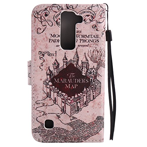 Feeltech LG K7 Case,PU Leather Wallet Cover for LG K7