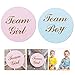 Price comparison product image FOONEE Boy And Girl Sticker Labels, Gender Reveal Stickers, 100 Pack Team Boy And Girl Gender Baby Shower Reveal Party Stickers(Blue Pink)