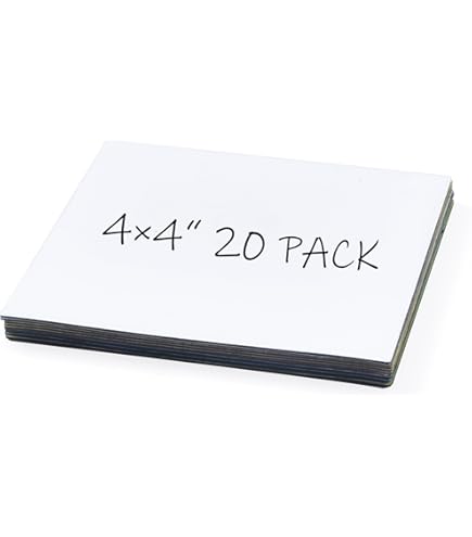 Magnetschilder Set 50 Stück - Weiße PVC-beschichtete Magnetetiketten 80x20mm