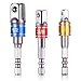 Produktbild 3Pcs Power Adapter Verlängerungs Bit Set 1/4 Zoll Sechskant Schaft zum Antrieb 1/4 "3/8" 1/2 "für Bohrer CR-V Schnellwechsel Mutter Treiber Sockel Bit Set Adapter mit Bohrfutter oder Schraube Impact Treiber verwenden