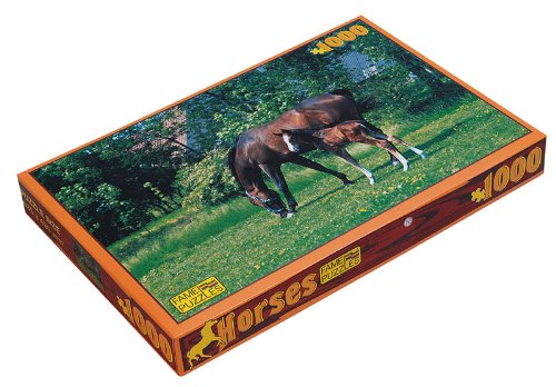 Preisvergleich Produktbild Puzzle Stute mit Fohlen, 1000 Teile