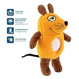 ANSMANN 1800-0028 Hänge-Nachtlicht Maus Einschlafhilfe Kuscheltier Mobile beleuchtet – zum Aufhängen am Kinderwagen für Ihr Baby (Sendung mit der Maus) - 3