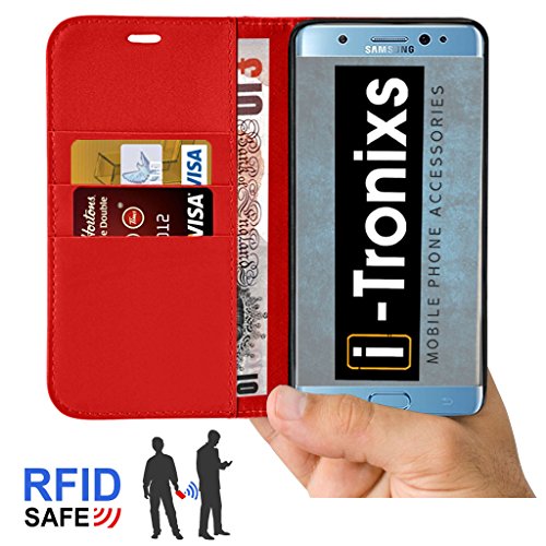 Motorola Moto E4 h  lle  Tasche  Telefonkasten   rot  Abdeckung f  r Motorola Moto E4 Geh  use aus robuster Kohlefaser Buchstil PU Leder Geldb  rse el