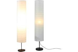 WGFOIP Hög Rispapper Golvlampa Skärm 94 Cm 37 Tum, Skyddar Glödlampa Från Damm för Kontor i Vardagsrummet Sovrum, Papper Ståe