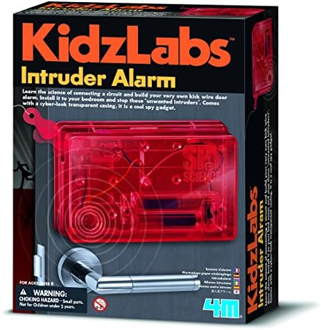 Science Museum Secret Agent Spy Gadget Intruder Alarm - Secret Agent Set Pretend Play - Spy Present Gift Ideal For Christmas Xmas Stocking Fillers Age 8+ Kids Children Girls Boys
