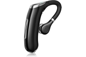 MICOOL Bluetooth Earpiece, Wireless Headset Bluetooth, Hands Free Bluetooth Earpiece for Mobile Phone, Single Ear HD Voice/Long Battery Life