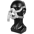 Full Face Mask for Sleep, Forehead Frame-Free Design with Free Adjustable Headgear (Large)