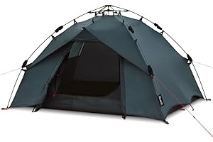 qeedo Quick Ash 2 Tenda da Campeggio 2 posti, Tenda Automatica (Quick-Up-System)