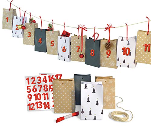 Download Calendrier de l'Avent Natural Christmas – Calendrier de l'Avent à remplir soi-même