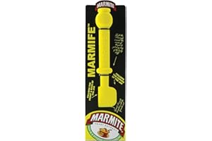 KIMM & MILLER Marmite Marmife Spreader in Yellow - Novelty Jar Scraper Gift - Silicone Spatula Specially Designed for Marmite Jars - Fun Kitchen Gadget