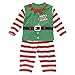 Santa's Little Helper! Elf Christmas Dress Up Boys Girls Pyjamas - Green - 12/18 Months