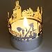 Produktbild 13gramm Dortmund-Skyline Windlicht Schattenspiel Souvenir, 3D Edelstahl Aufsatz für Kerze inkl. Karte