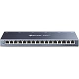 TP-Link TL-SG116 16-Ports Gigabit Netzwerk Switch (32 Gbit/S Switching-Kapazität, geschirmte RJ-45 Ports, Metallgehäuse, IGMP