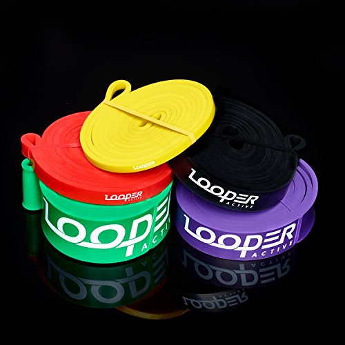 Looper Active Resistance Band, Stretch- & Widerstands-Band, Trainings-Band – besonders haltbare und erstklassige Klimmzug-Bänder – Passend für jede Klimmzugstange – Anleitung inklusive - 3