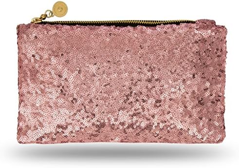 Clutch - Noble evening bag for ladies and girls - Wallet with zipper - ideal for a party or wedding - glittering
