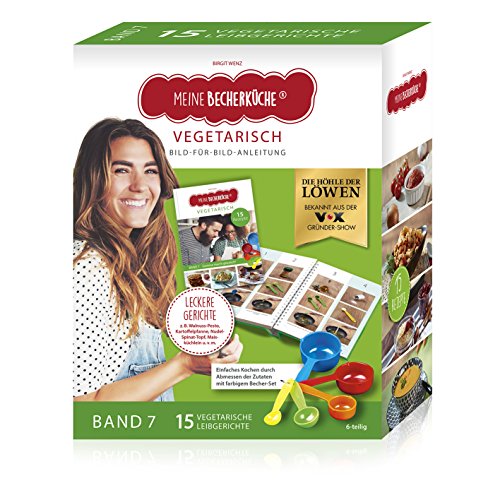 Meine Becherkche Vegetarisch Band 7 Kochset Inkl 5 Teiliges Messbecher Set Mit 15 Vegetarischen Rezepten Original Aus Die Hhle Der Lwen Kinderleichte Becherkche Meine Becherkche Vegetarisch Band 7 Kochset Inkl 5 Teiliges Messbecher Set Mit 15 Vegetarischen Rezepten Original Aus Die Hhle Der Lwen Kinderleichte Becherkche
