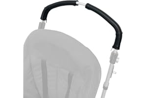PROTEC TIF | Coprimanubrio in similpelle Compatibile con il Bugaboo Cameleon 1 e 2 (non sostituisce la gomma) (nero)