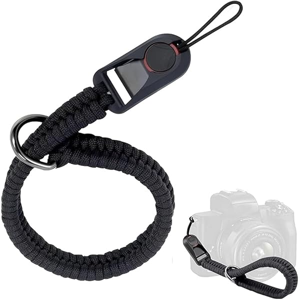 Cinghia Da Polso Per Fotocamera Con 4 Sganci Rapid - Cordino Regolabile E Compatibile Con Diverse Reflex | Accessorio Sicuro Per Fotografi