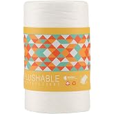 100 Sheets Washable Bamboo Cloth Diapers - Reusable Cloth Diaper Eco-friendly Unscented Liners, Super Absorbent Cloth Diapers