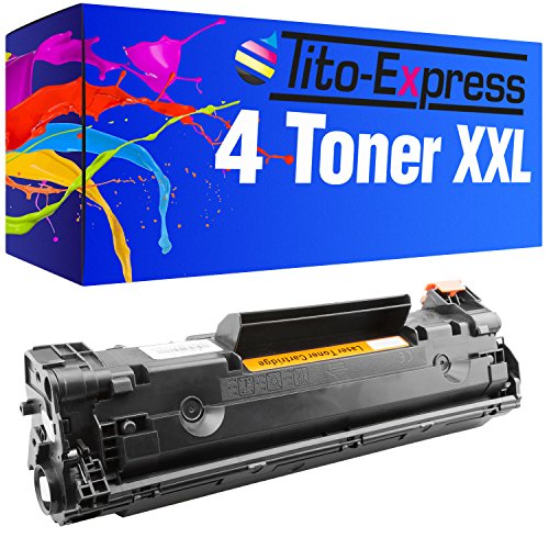 PlatinumSerie® 4 Toner XL Schwarz für HP CE285A 85A Laserjet M1130 MFP M1132 MFP M1136 MFP M1210 MFP M1212 NF P1002 P1002 W P1002 WL P1100 P1101 P1102 P1102 W P1103 P1104 P1104 W P1106 P1106 W P1108 Laserjet Pro M1132 M1136 M1212 P1100 P1101 P1102 P1103 P1104 P1104 W P1106 P1106 W P1108