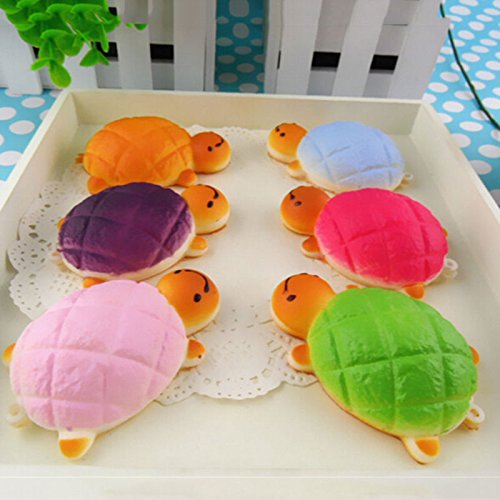 JETTINGBUY Squishy Bread Color Bun Turtle Charms by JETTINGBUY