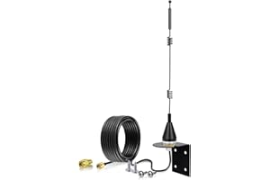Bingfu Antena WiFi Exteriores Doble Banda 2,4GHz 5,8GHz de Montaje Pared MIMO RP-SMA y SMA Antena Macho Repuesto para Cámara IP Seguridad Inalámbrica Enrutador WiFi Monitor de Vigilancia por Vídeo